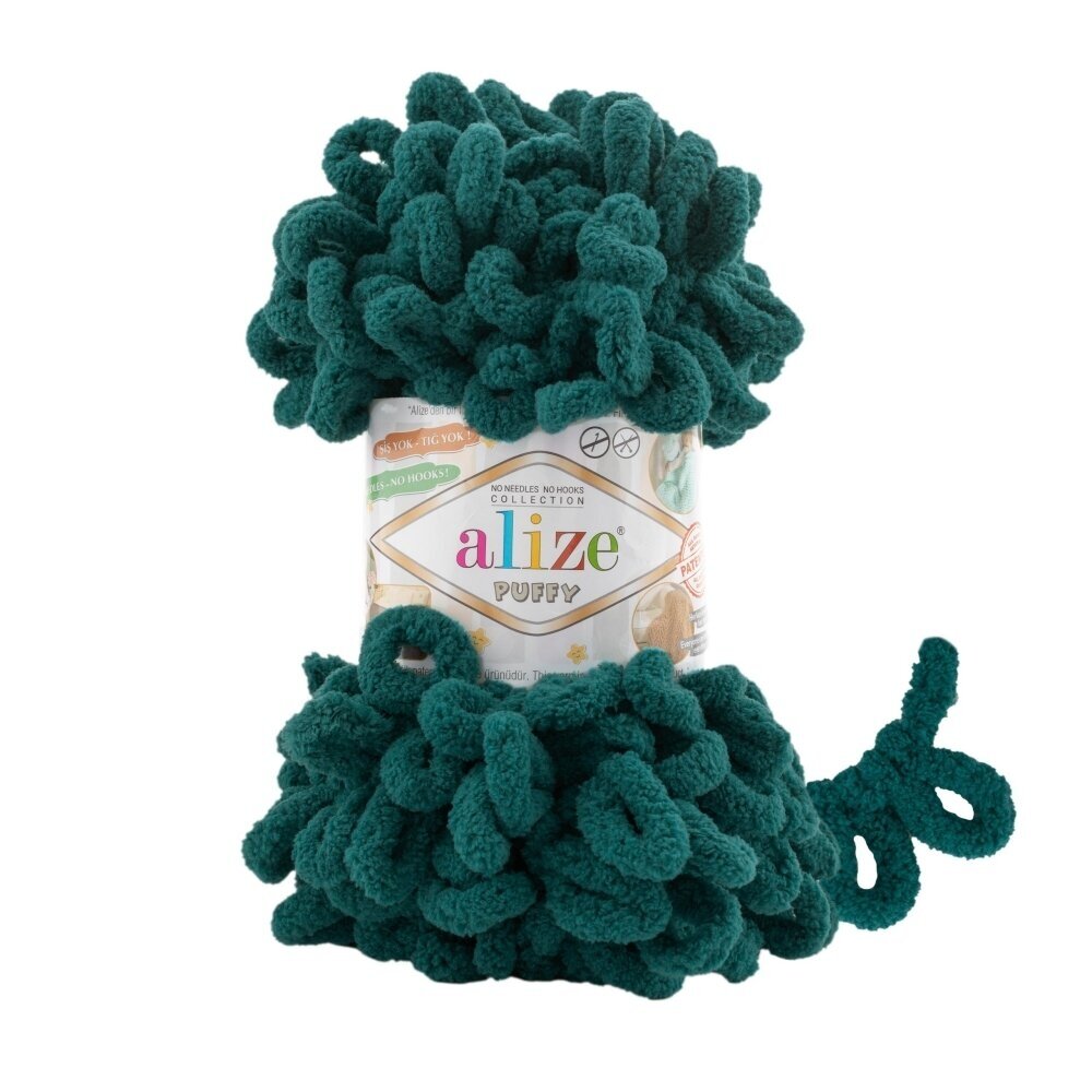 Alize Puffy 426 Petrol – loop yarn