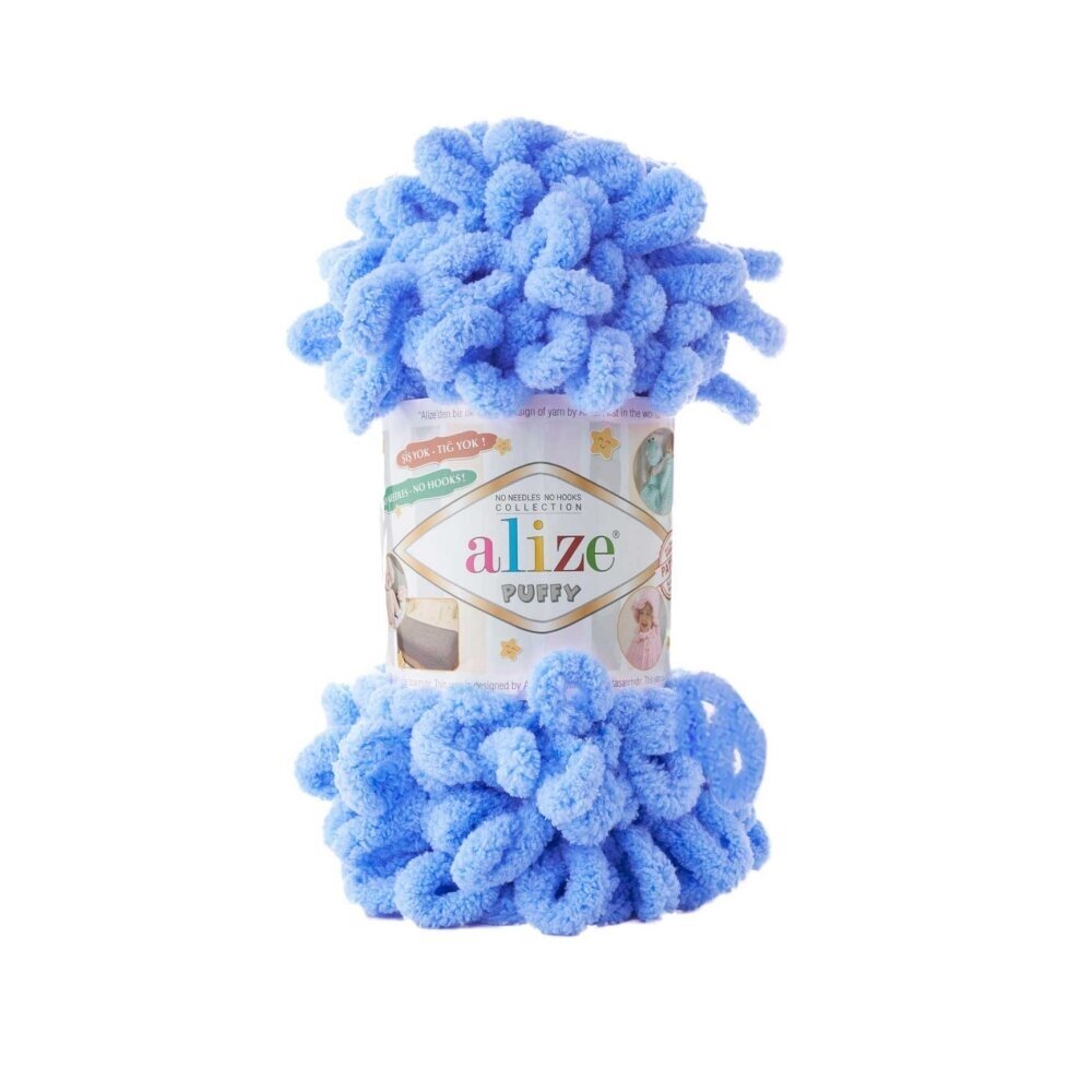 Alize Puffy 112 Cornflower – loop yarn