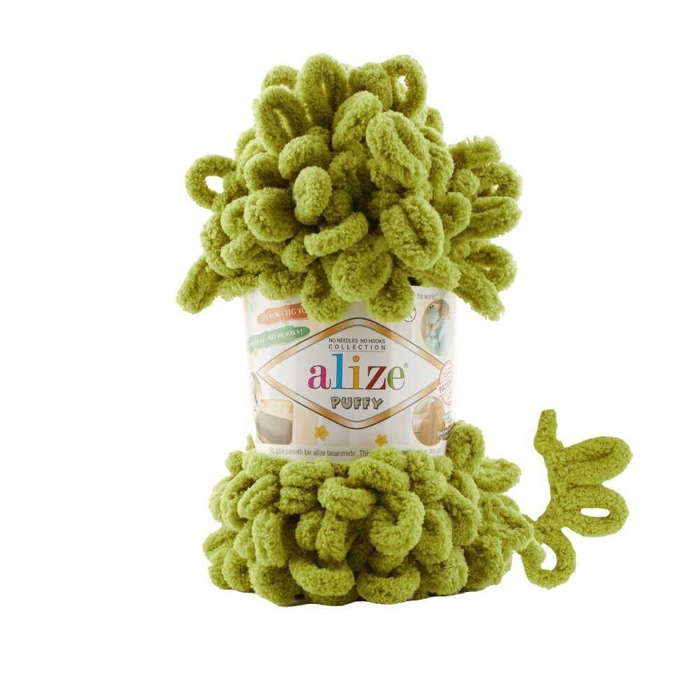 Alize Puffy 11 Lime – loop yarn