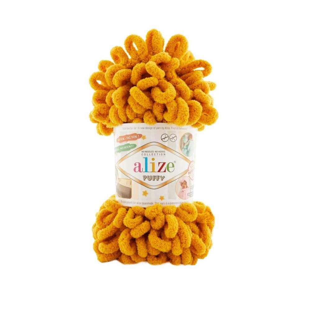 Alize Puffy 14 Tangerine – loop yarn