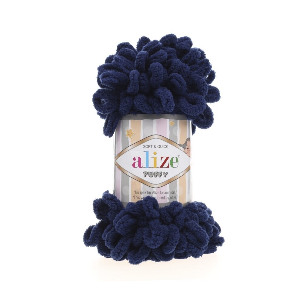 Alize Puffy 58 Navy – loop yarn