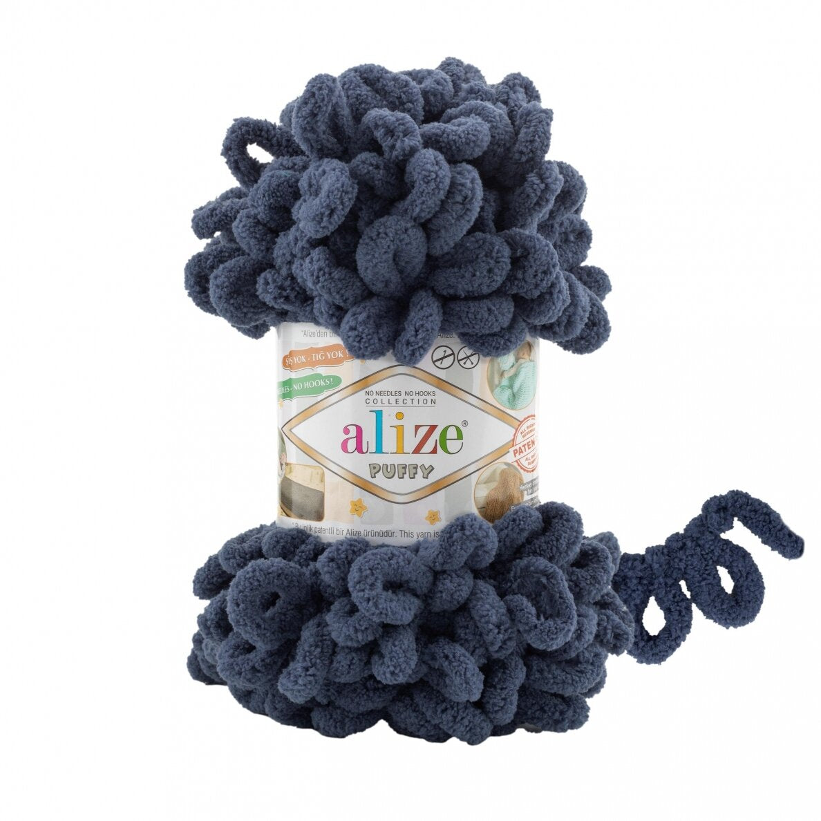 Alize Puffy 900 Dark Navy – loop yarn
