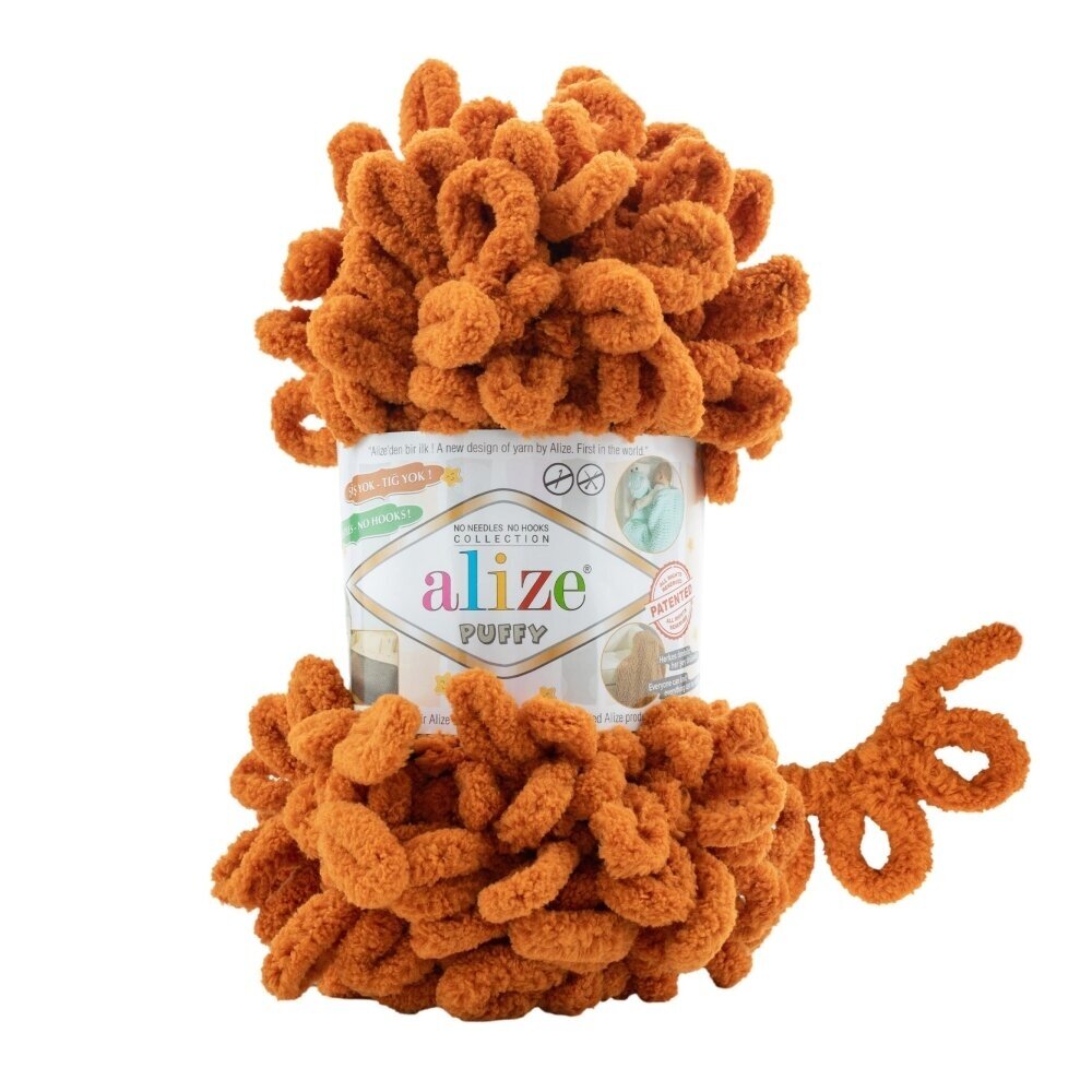 Alize Puffy 234 Rust – loop yarn