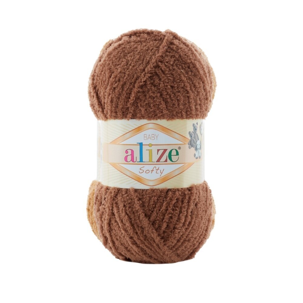 Alize Softy Baby 321 Cocoa – plush baby yarn