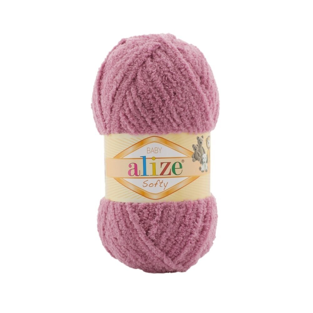 Alize Softy Baby 28 Rose – plush baby yarn