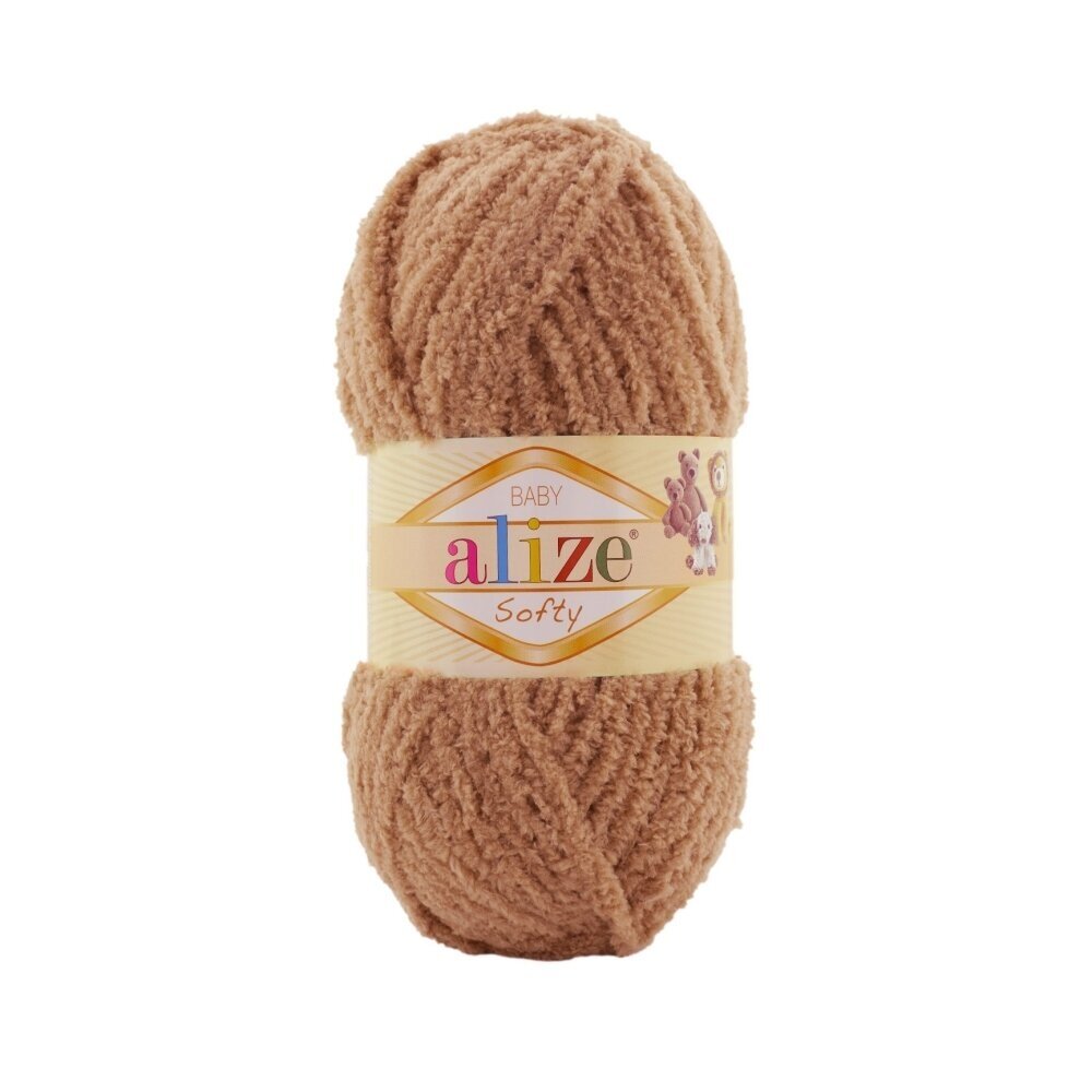 Alize Softy Baby 261 Cinnamon – plush baby yarn
