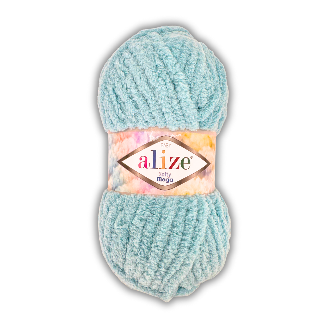 Alize Softy Mega 414 Acqua – filato soffice spesso