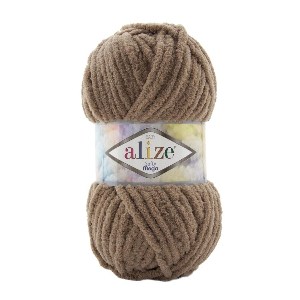 Alize Softy Mega 329 Beige scuro – filato soffice spesso