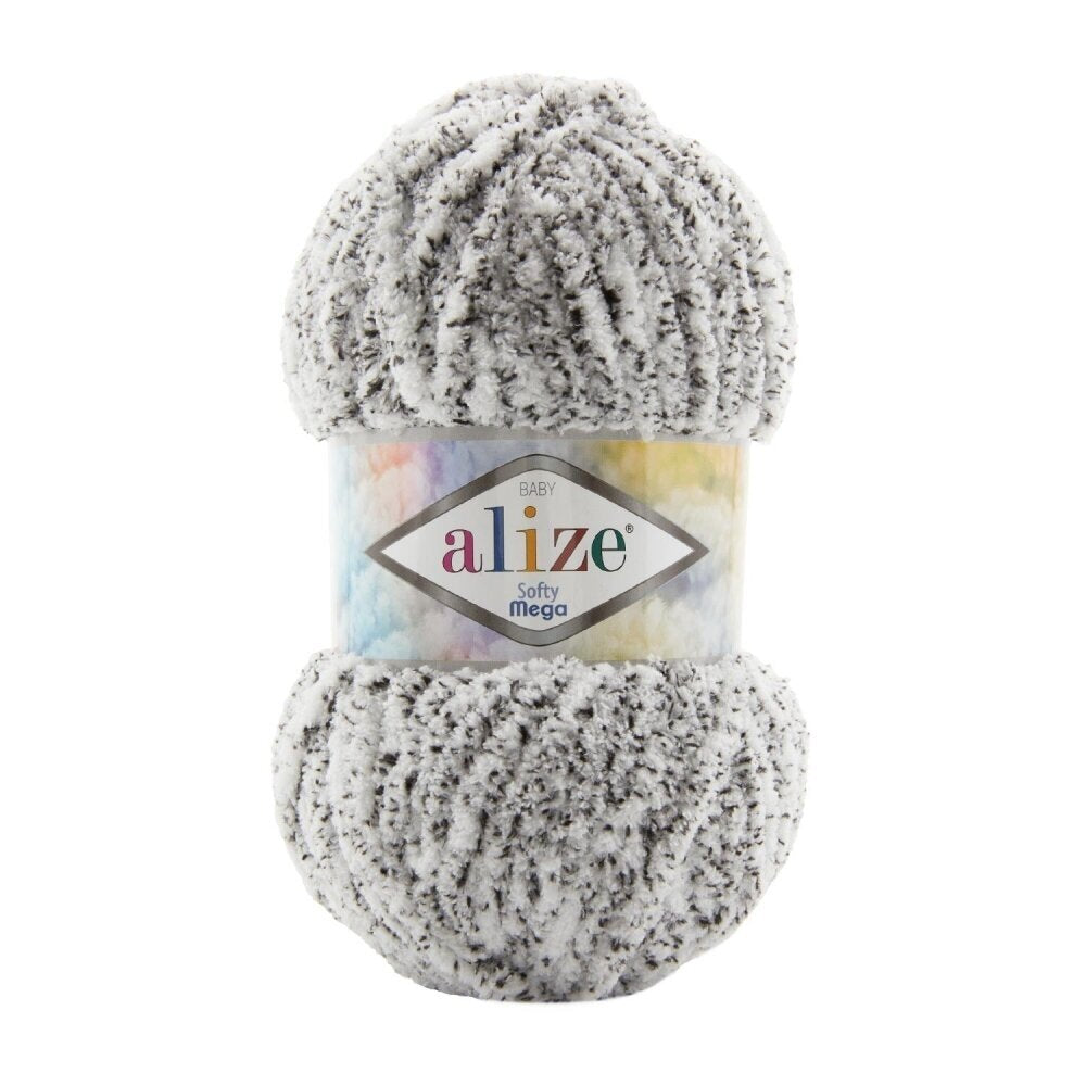 Alize Softy Mega 686 Leopardo delle nevi – filato soffice spesso