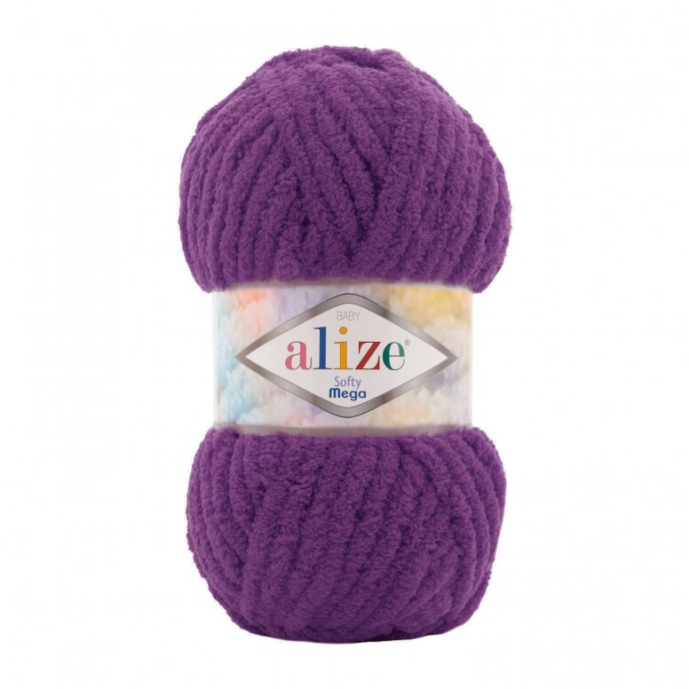 Alize Softy Mega 44 Porpora – filato soffice spesso