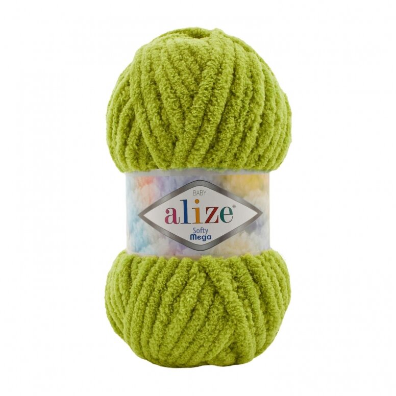 Alize Softy Mega 11 Lime – filato soffice spesso
