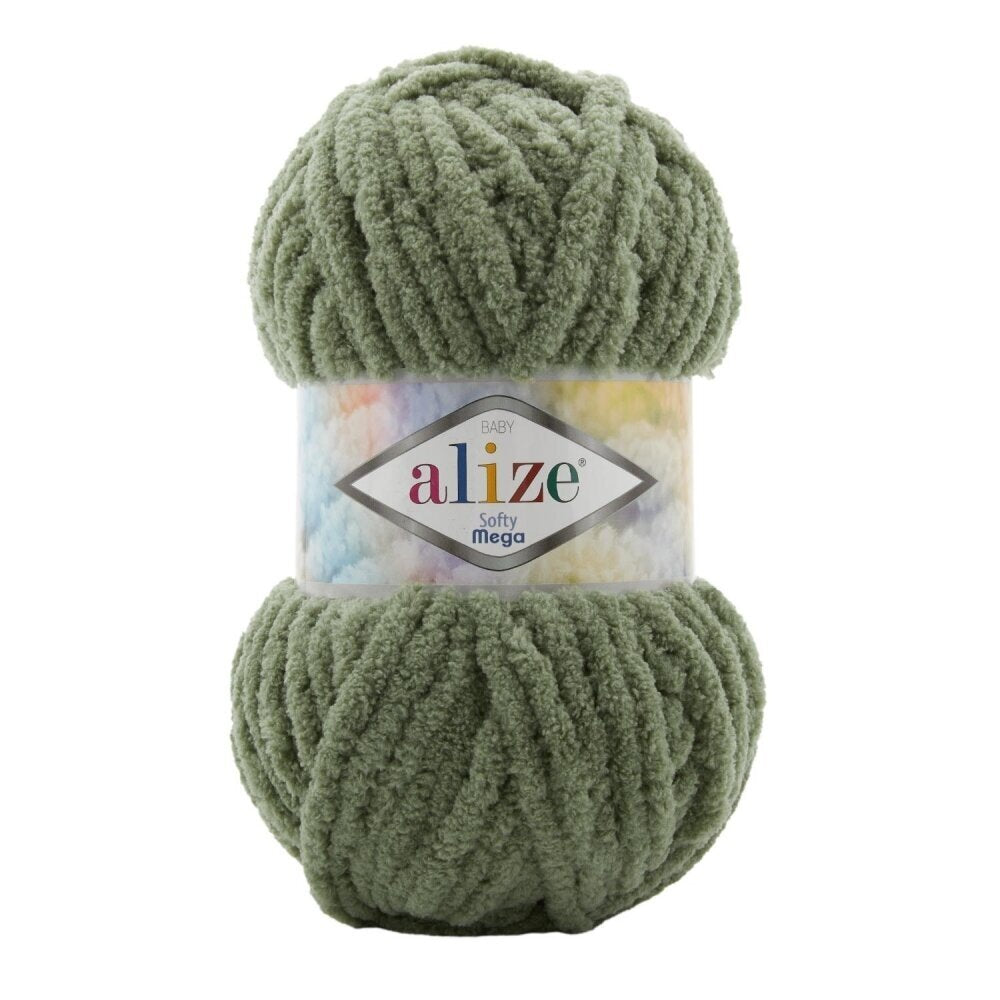Alize Softy Mega 03 Oliva – filato soffice spesso