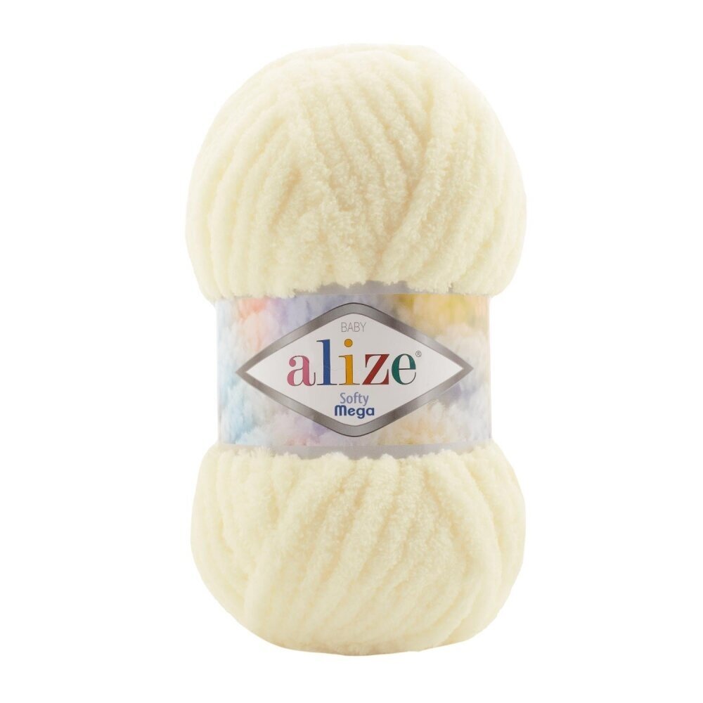 Alize Softy Mega 988 Vaniglia – filato soffice spesso