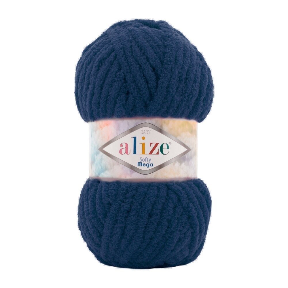 Alize Softy Mega 58 Blu navy – filato soffice spesso