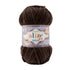 Alize Velluto 26 Dark Brown – chenille yarn