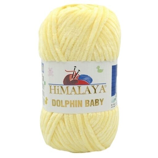 Himalaya Dolphin Baby 80383 Light Yellow – plush chenille yarn