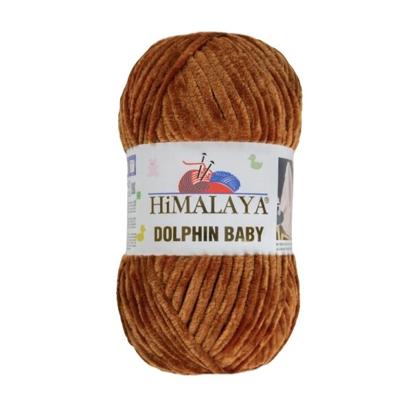 Himalaya Dolphin Baby 80378 Cinnamon – plush chenille yarn