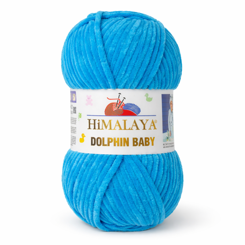 Himalaya Dolphin Baby 80326 Azure – plush chenille yarn