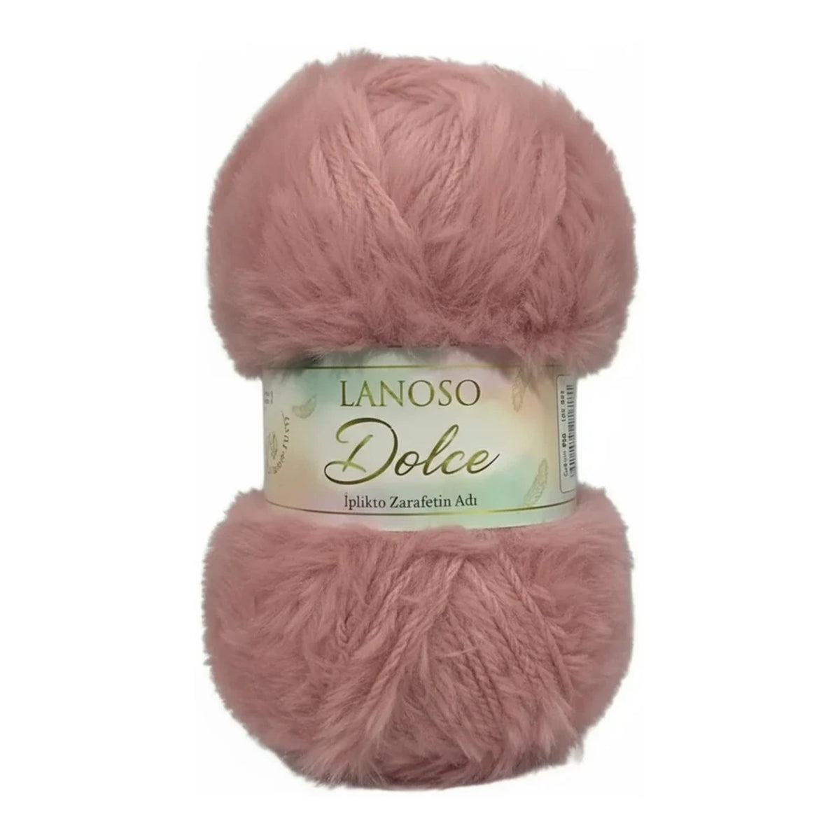Lanoso Dolce 933 Rose – fil effet fourrure