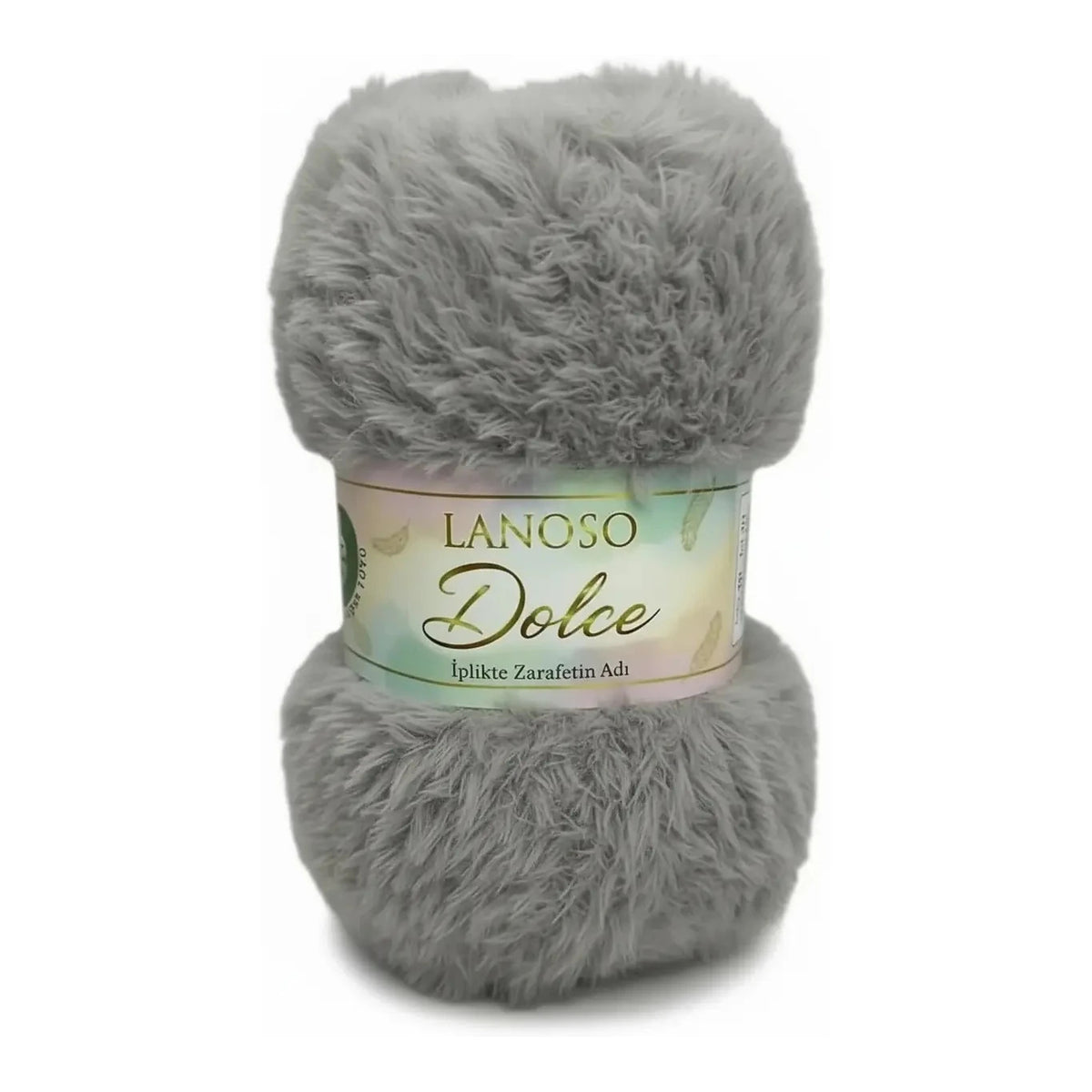 Lanoso Dolce 951 Gris clair – fil effet fourrure