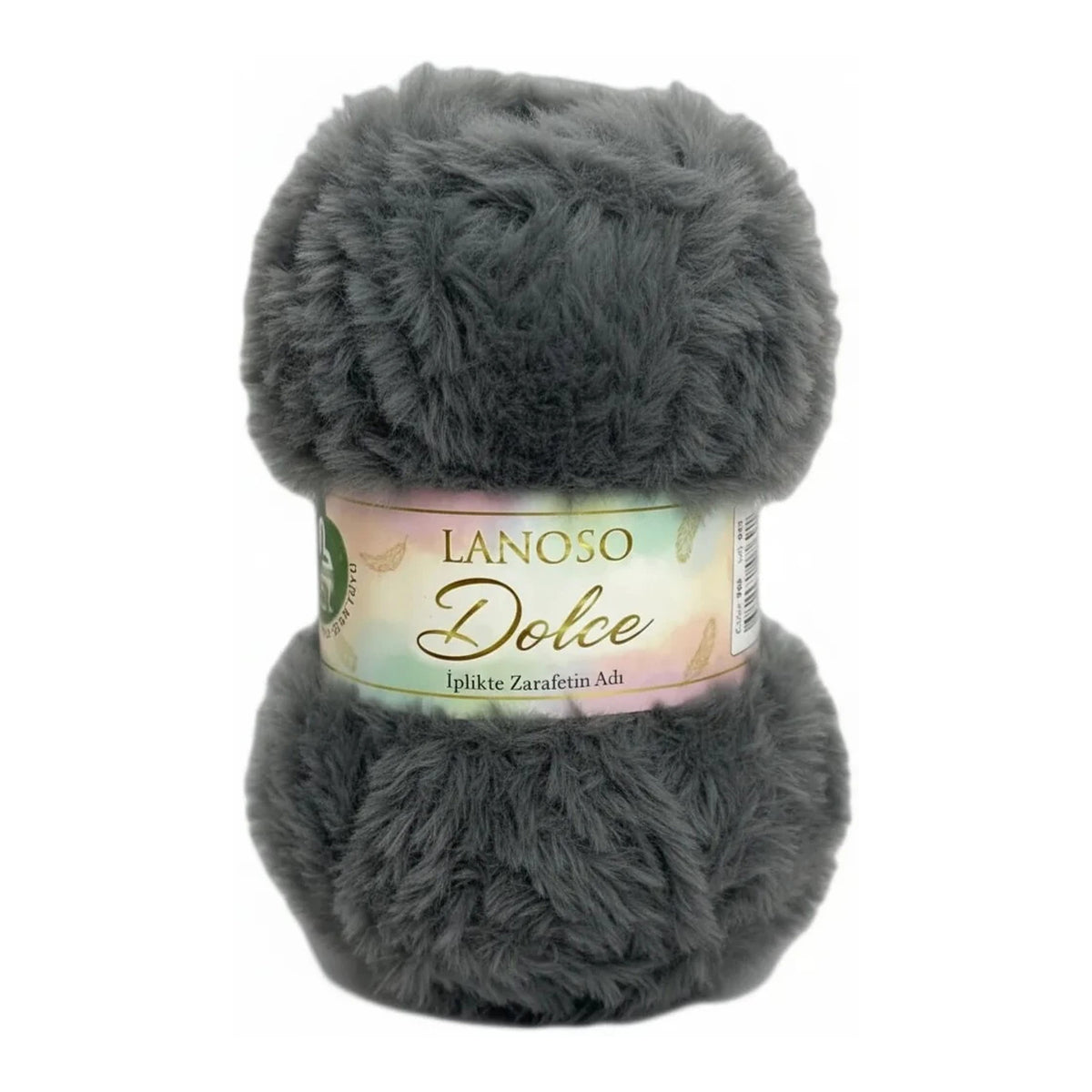 Lanoso Dolce 953 Gris foncé – fil effet fourrure