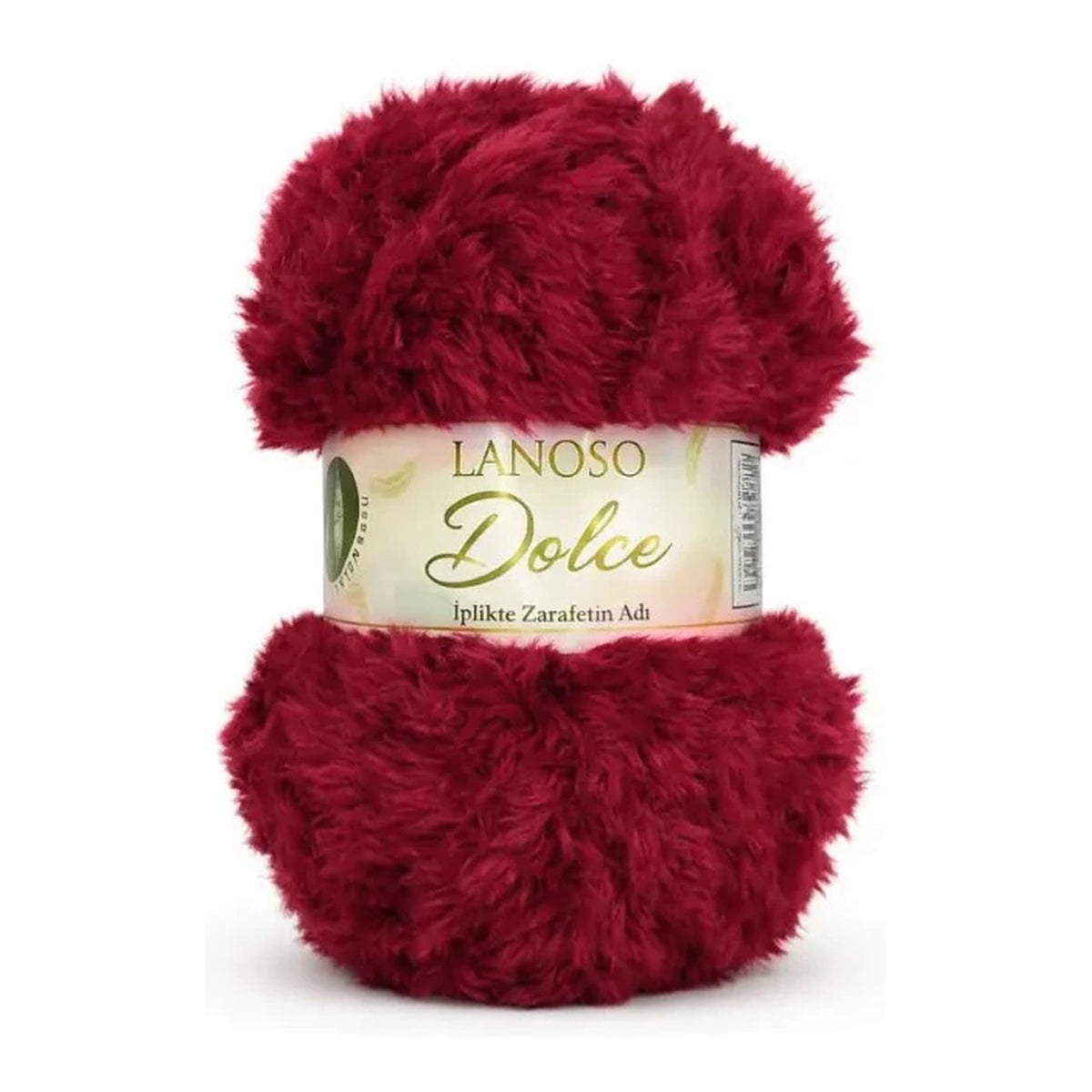 Lanoso Dolce 956 Rouge – fil effet fourrure