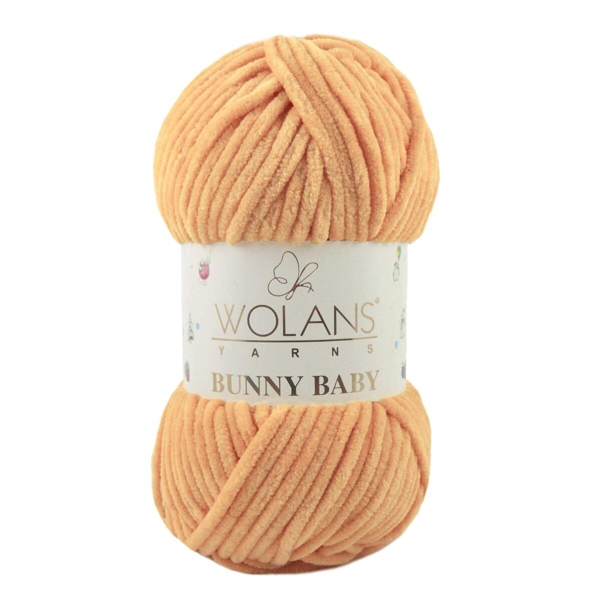 Wolans Bunny Baby 100-39 Persikų – pliušiniai siūlai