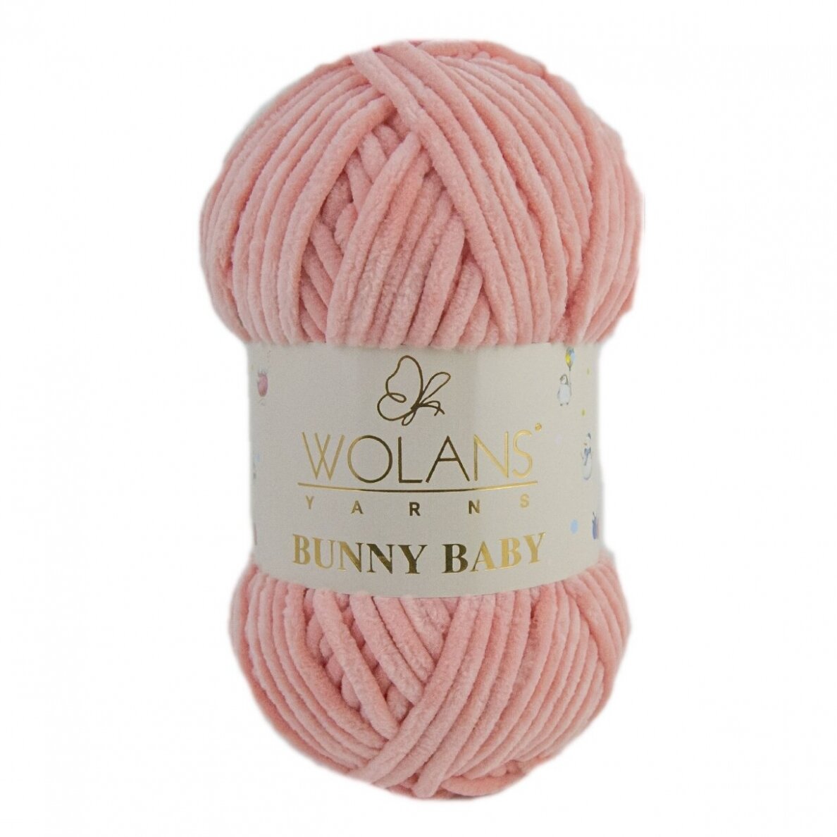Wolans Bunny Baby 100-21 Dulsvai rožinė – pliušiniai siūlai