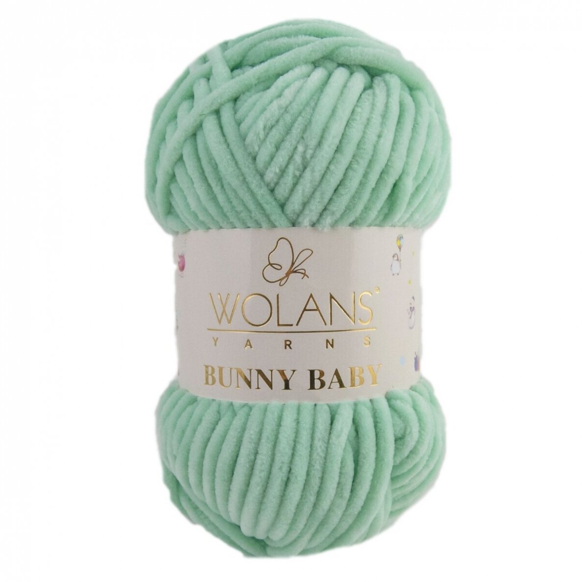 Wolans Bunny Baby 100-57 Mėtų – pliušiniai siūlai