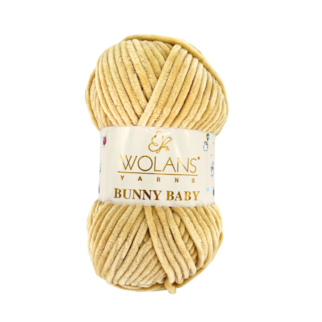 Wolans Bunny Baby 100-80 Smėlio – pliušiniai siūlai