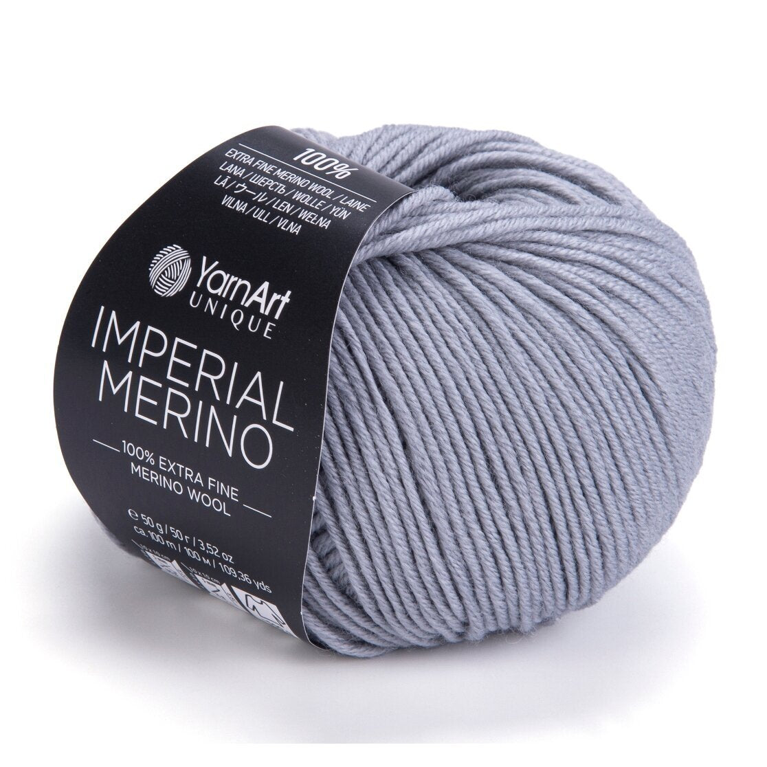 YarnArt Imperial Merino 3337 Blu acciaio – filato merino extra fine