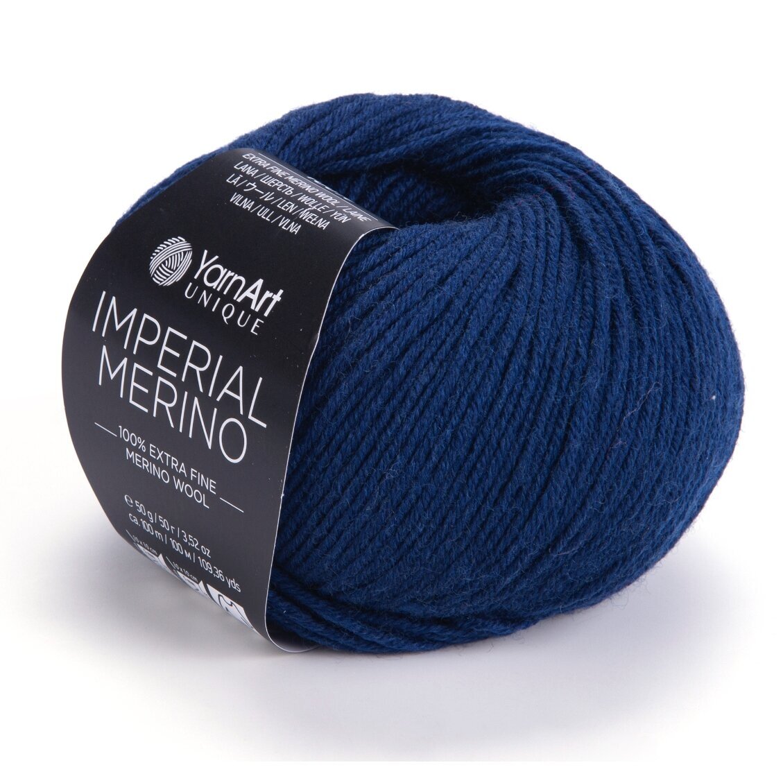 YarnArt Imperial Merino 3343 Blu navy – filato merino extra fine