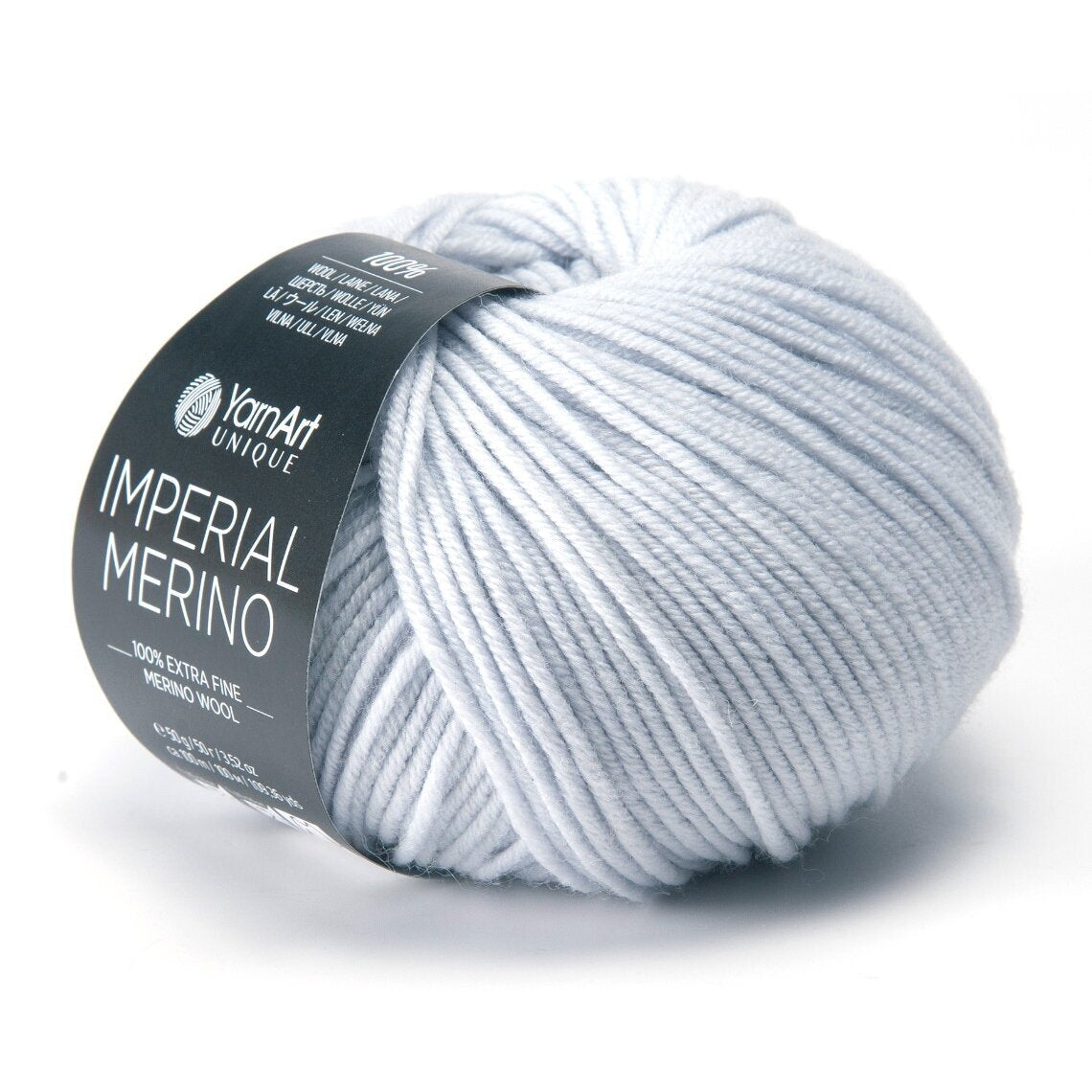 YarnArt Imperial Merino 3346 Grigio chiaro – filato merino extra fine