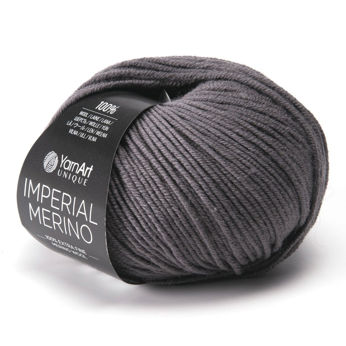 YarnArt Imperial Merino 3347 Carbone – filato merino extra fine