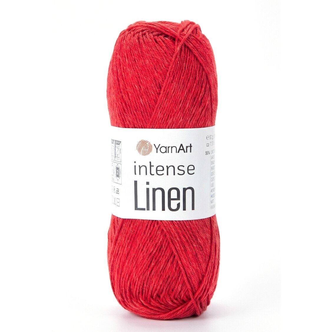 YarnArt Intense Linen 4114 Scarlet – linen viscose yarn