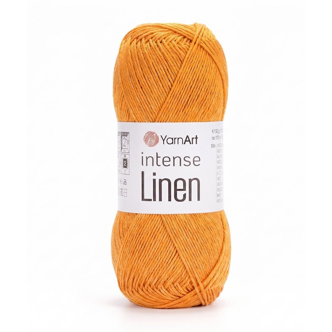 YarnArt Intense Linen 4116 Tangerine – linen viscose yarn