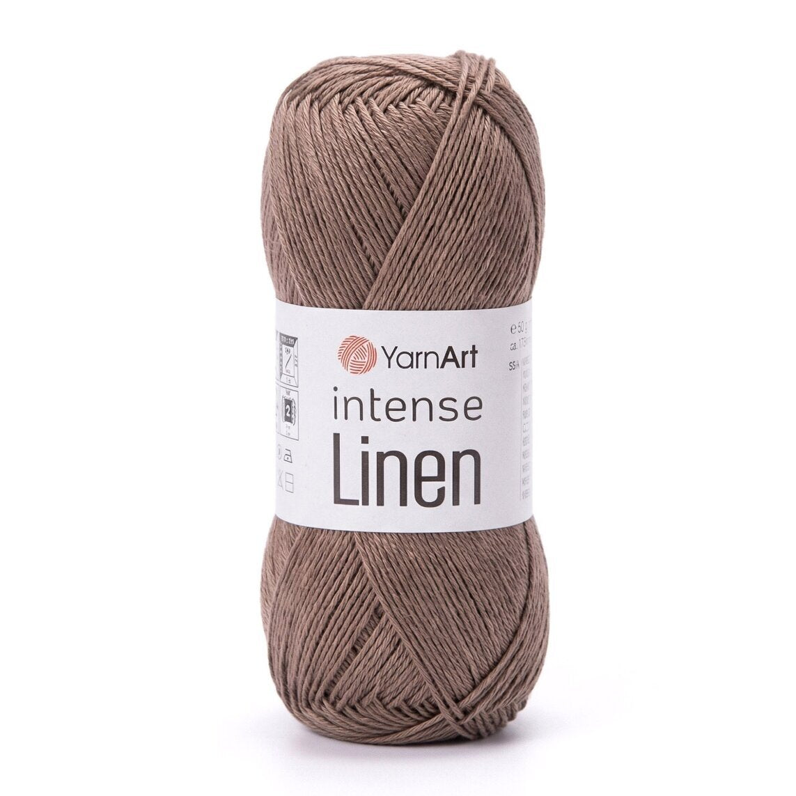 YarnArt Intense Linen 4118 Mocha – linen viscose yarn