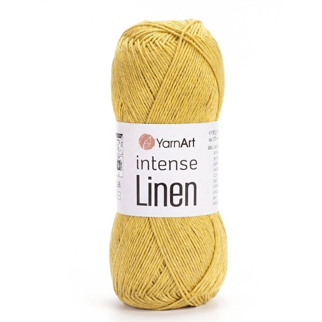 YarnArt Intense Linen 4119 Mustard – linen viscose yarn