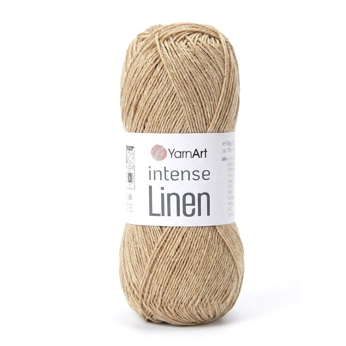 YarnArt Intense Linen 4104 Latte – linen viscose yarn