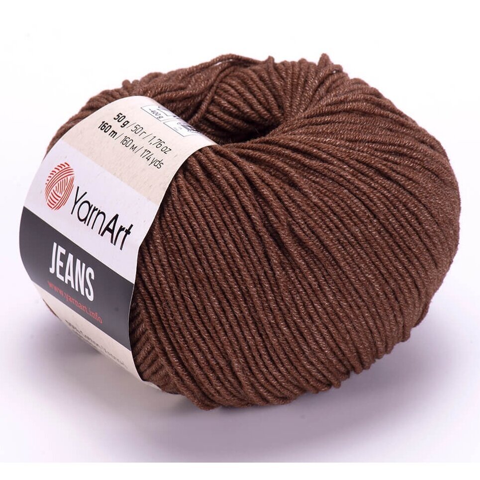 YarnArt Jeans 70 Cocoa – cotton acrylic yarn