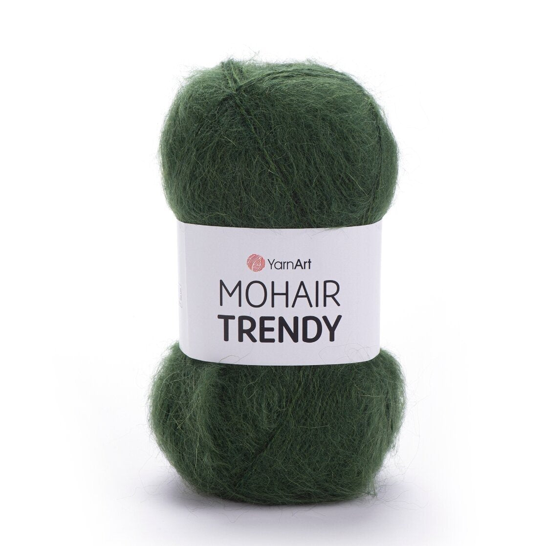 YarnArt Mohair Trendy 111 Mörkoliv – mohairgarn