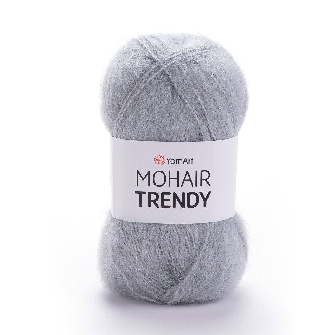 YarnArt Mohair Trendy 113 Mellangrå – mohairgarn