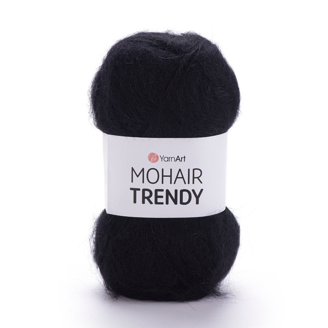 YarnArt Mohair Trendy 102 Svart – mohairgarn