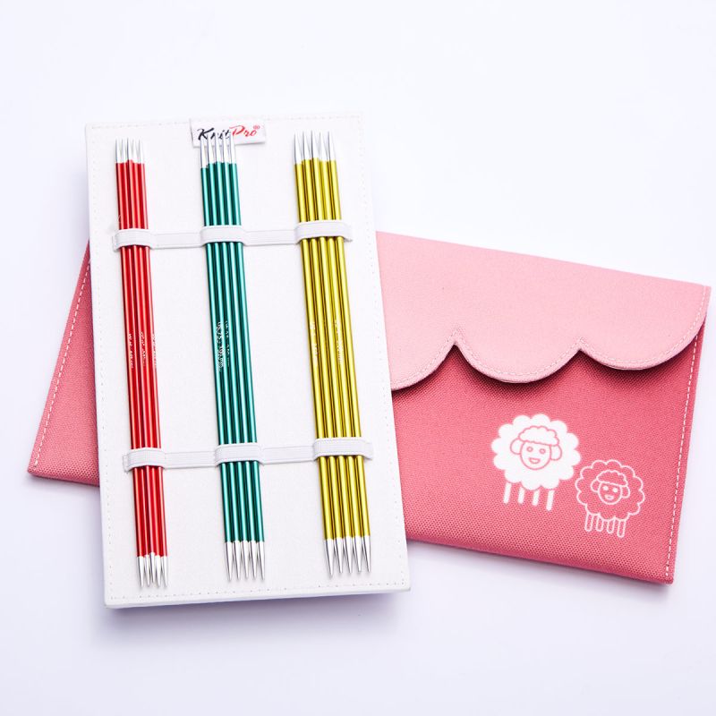 KnitPro Zing strumpstickset (20 cm)
