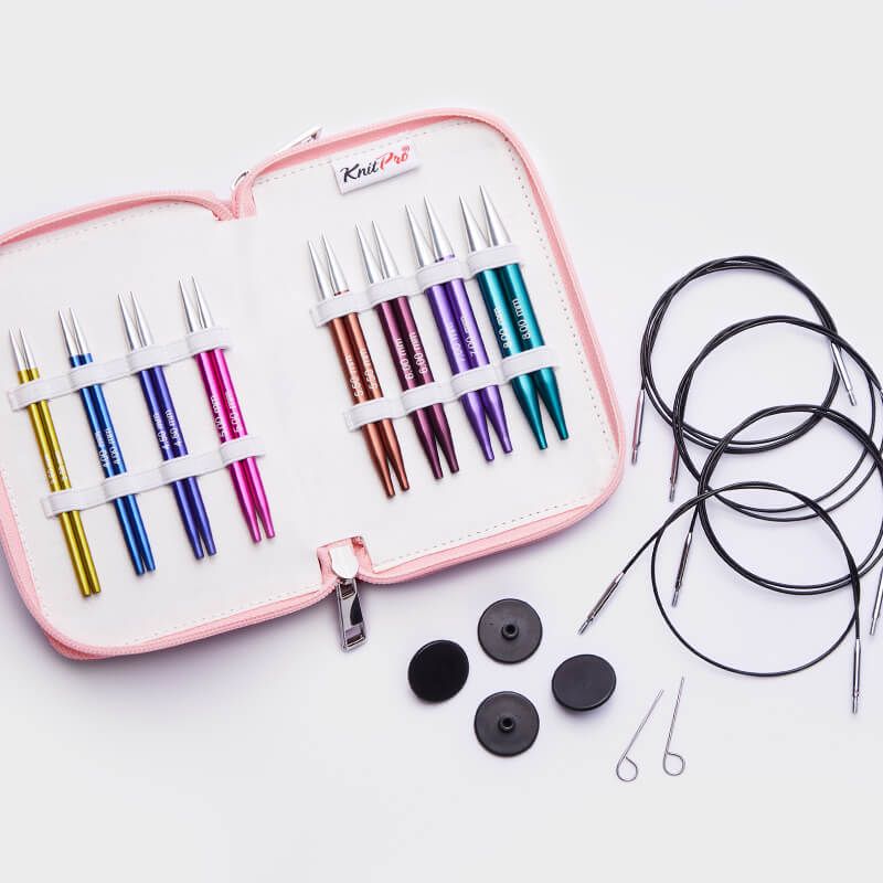 KnitPro Zing Special Deluxe maināmo adatu komplekts (10 cm)