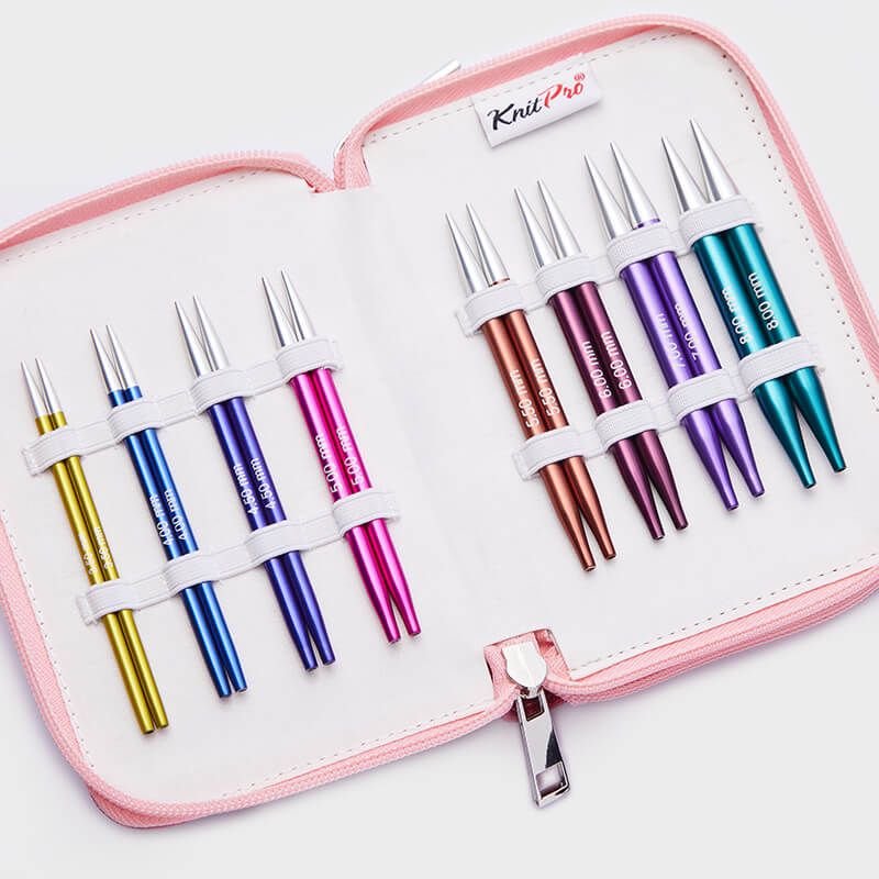KnitPro Zing Special Deluxe maināmo adatu komplekts (10 cm)