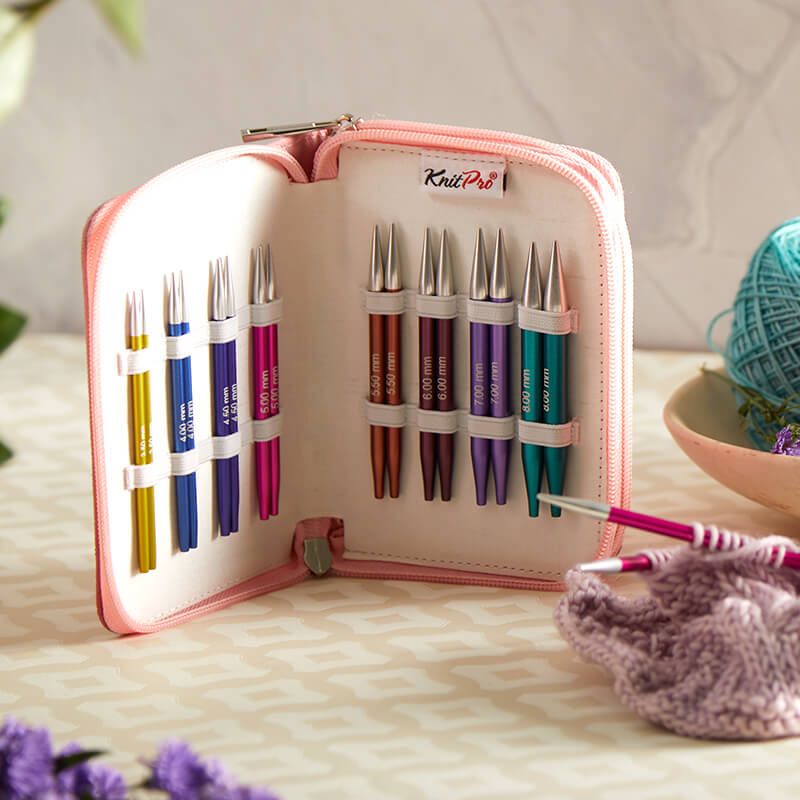 KnitPro Zing Special Deluxe maināmo adatu komplekts (10 cm)