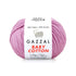 Gazzal Baby Cotton 3422 Лилово-серый – детская пряжа из хлопка и акрила