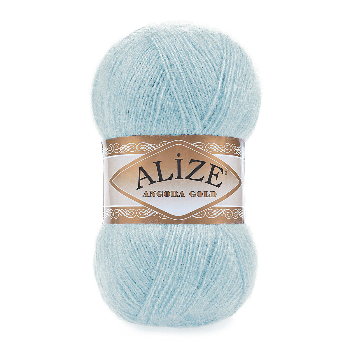 Alize Angora Gold 114 Aqua – fil laine et acrylique aspect mohair