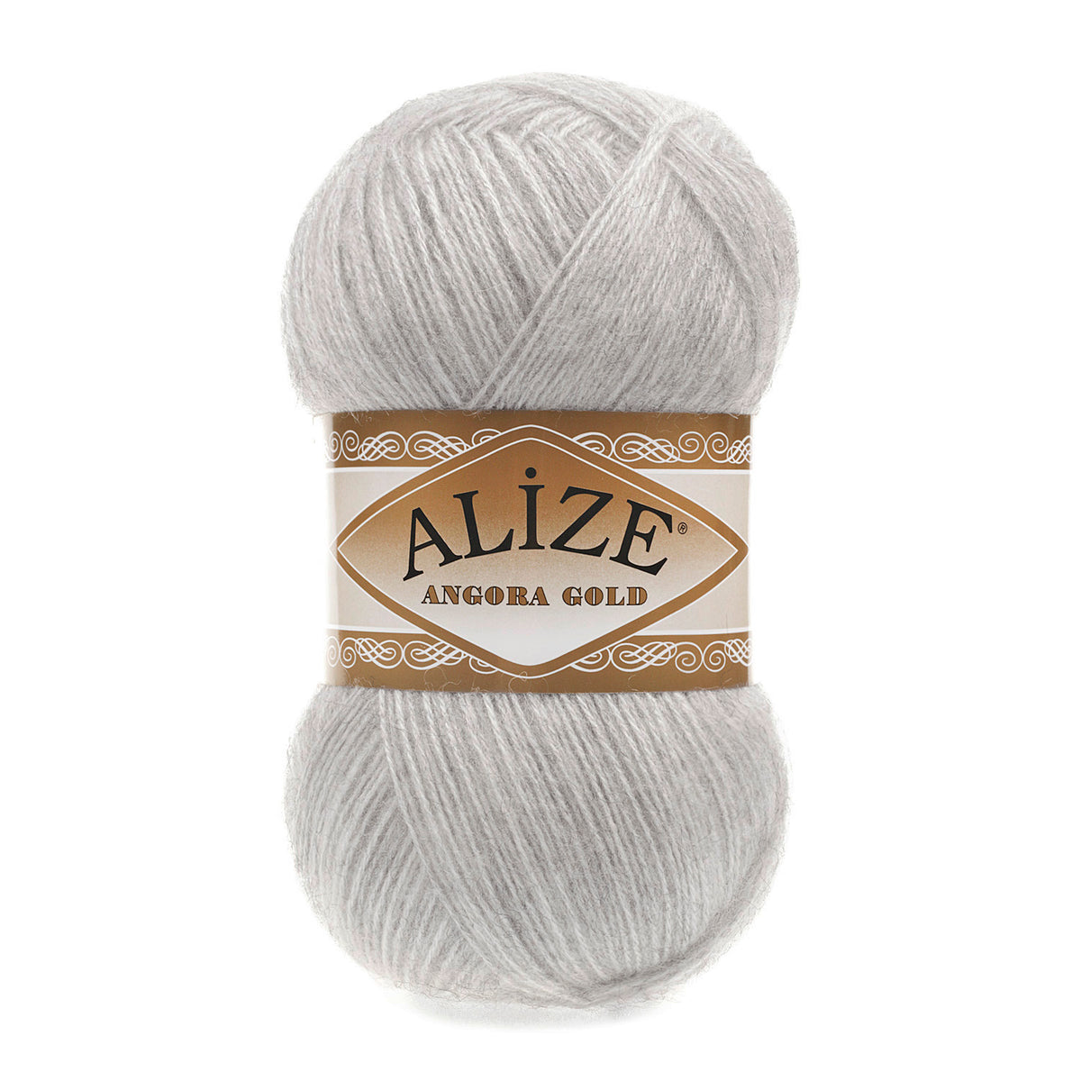 Alize Angora Gold 208 Gris clair chiné – fil laine et acrylique aspect mohair